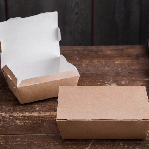 Купить контейнер 600 мл, 150х115х50 мм, крафт craftbox (50 шт/упак, 400 шт/кор) от компании РоссПак