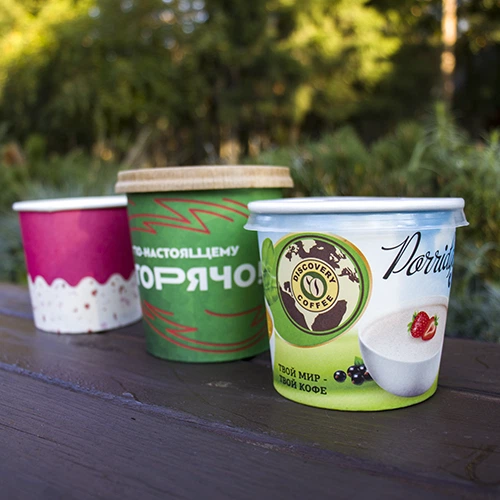 Брендирование одноразовой супницы от компании ООО РоссПак