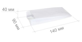 Купить пакет бумажный без печати, 140х90х40 мм от компании РоссПак