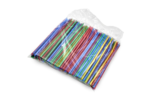 Купить трубочки коктейльные, цветные с гофрой, 5х210 мм от компании РоссПак