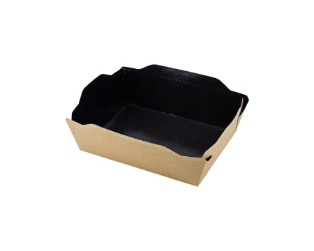 Купить контейнер черный с крышкой росссалат 500 мл от компании РоссПак