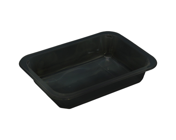 Купить лоток под запайку черный прямоугольный 187х137х36 мм от компании РоссПак