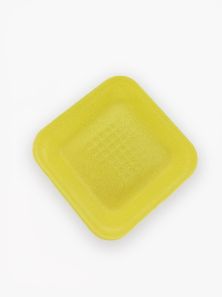 Купить лоток (впс), 127х127х20 мм, желтый от компании РоссПак