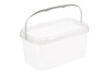 Купить ведро 3,3л прямоугольное, 250х158 мм, прозрачное с белой ручкой, pp от компании РоссПак