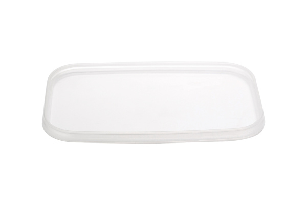 Купить крышка для ведра 3,3л, прямоугольная 250х158мм, прозрачная от компании РоссПак