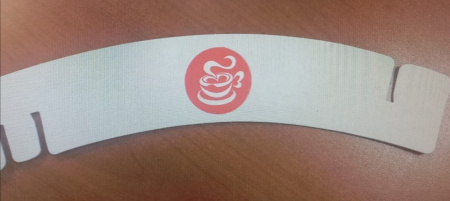 Купить манжета на стакан (100 шт/уп, 500 шт/кор) от компании РоссПак