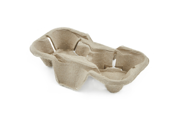 Держатель для 2-х стаканов крафт Купить держатель для 2-х стаканов крафт от компании РоссПак