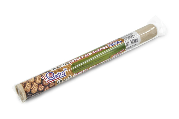 Купить бумага для выпечки extra nature, крафт, 38см х 6м от компании РоссПак