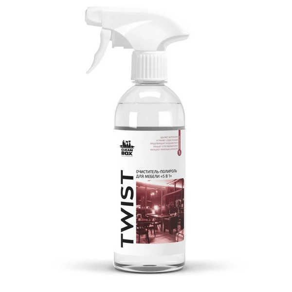 Купить очиститель-полироль для мебели cleanbox twist, 0,5л от компании РоссПак