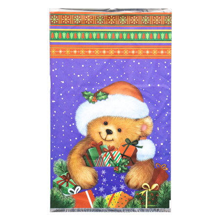 Купить пакет новогодний "мишка" 30х50см от компании РоссПак