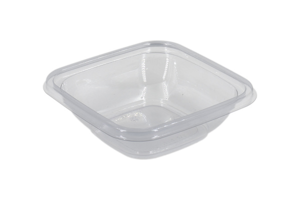 Купить контейнер квадратный (250 мл), 124,5х124,5х38,4 мм, пэт от компании РоссПак