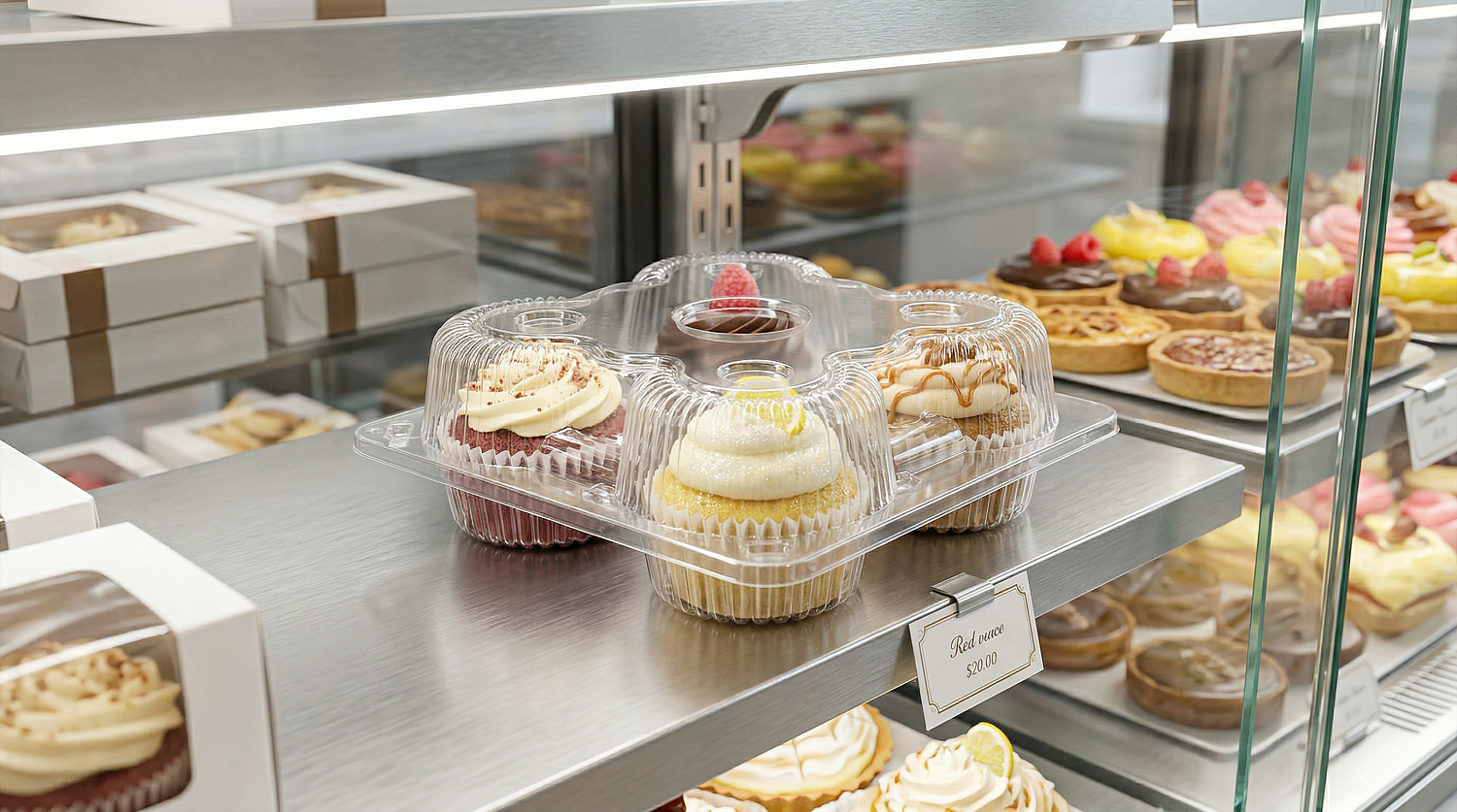 Новинка производства - контейнер для пирожных РП-42