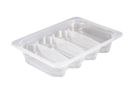 Купить лоток под запайку прозрачный с секциями 210х148х45 мм, пп от компании РоссПак