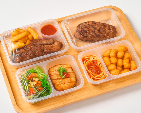 Купить лоток под запайку черный прямоугольный 187х137х36 мм от компании РоссПак