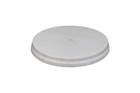 Купить крышка с прорезью х белая, d-90 от компании РоссПак