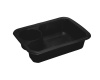 Купить лоток под запайку черный с соусником 187х137х45 мм от компании РоссПак
