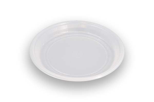 Купить одноразовая прозрачная тарелка, d-205 мм, h-23 мм от компании РоссПак