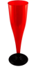 Купить стакан для шампанского пс (180 мл), красный от компании РоссПак