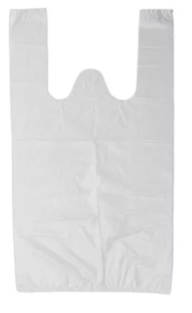 Купить пакет-майка белый (11 мкм), 240х440 мм от компании РоссПак