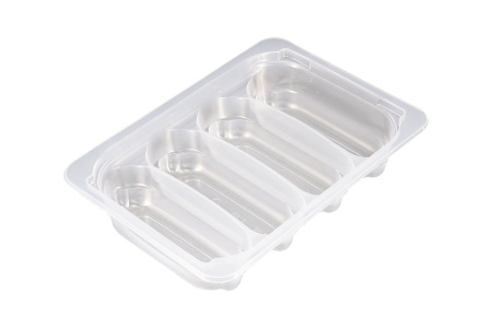 Купить лоток под запайку прозрачный с секциями 210х148х45 мм, пп от компании РоссПак