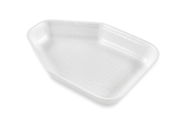 Купить лоток под тушку курицы (впс), 225х162х35 мм, белый от компании РоссПак