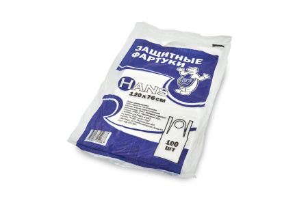 Купить фартук полиэтилен. "hans", 76х120 мм, 100 шт/упак. от компании РоссПак