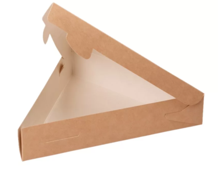 Купить подложка под пиццу треугольная крафт, 220х220х40 мм от компании РоссПак
