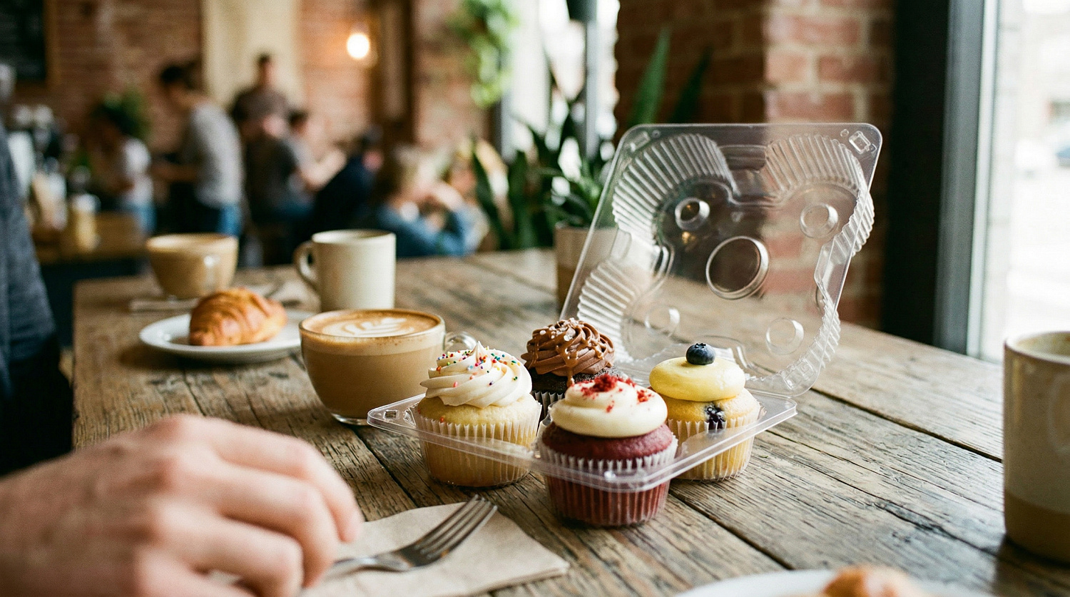 Новинка производства - контейнер для пирожных РП-42