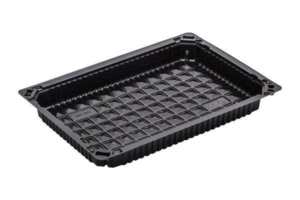 Купить контейнер рп-208 дно, 234х164х25,3 мм, черный, пс от компании РоссПак