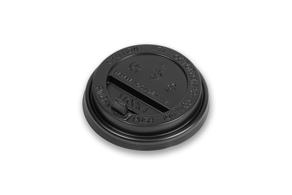 Купить крышка черная с отрывным питейником пс-80 от компании РоссПак