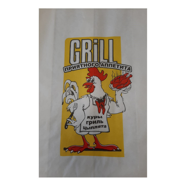 Купить пакет для кур-гриль ламинированный без печати, 300х170х70 мм от компании РоссПак