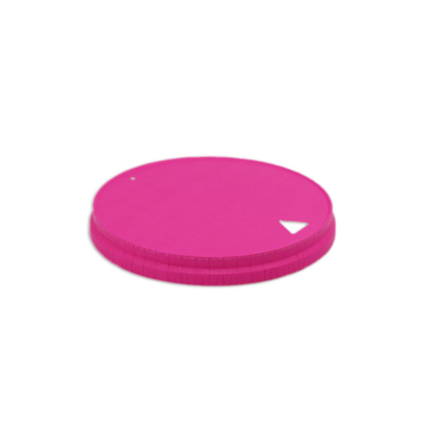 Купить крышка с треугольным питейником розовая 90мм от компании РоссПак