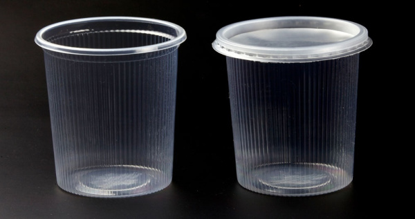 Купить контейнер круглый с крышкой (500 мл), d-98 мм, h-100 мм, pp от компании РоссПак