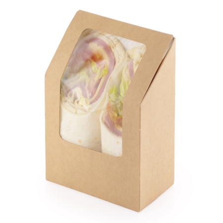 Купить упаковка для шаурмы крафт 90*50*130 мм от компании РоссПак