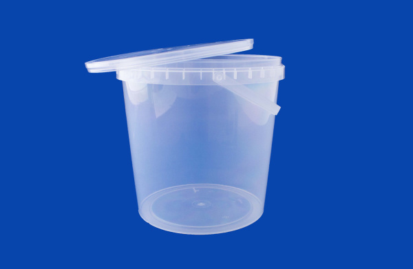 Купить ведро прозрачное круглое с ручкой (3,3 л), d-180 мм, h-174 мм от компании РоссПак