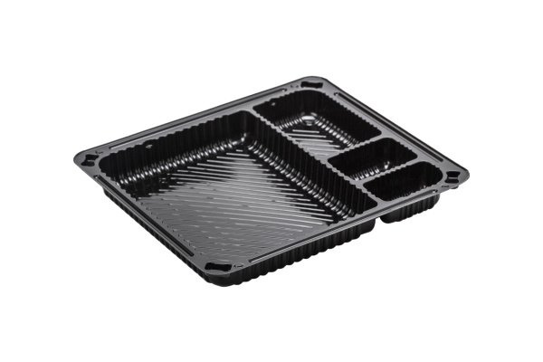 Купить контейнер рп-210 (4 секции) дно, 180,5х159,5х20,3мм черный, бопс от компании РоссПак