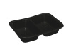 Купить лоток под запайку черный 2-секц.50/50 187х137х36мм от компании РоссПак