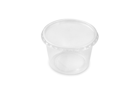 Купить контейнер круглый с крышкой (350 мл), d-101 мм, h-67,6 мм, pp от компании РоссПак